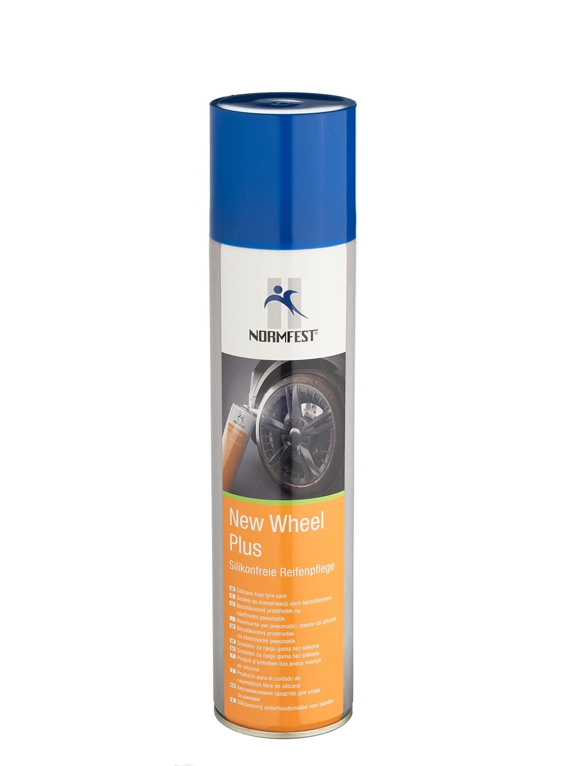 Normfest New Wheel Plus | Silikonfreies Reifenpflegemittel | Alle Art von Reifen | LKW | PKW | Pflegemittel | 400ml | silikonfrei | trocknet schnell | wasserfest