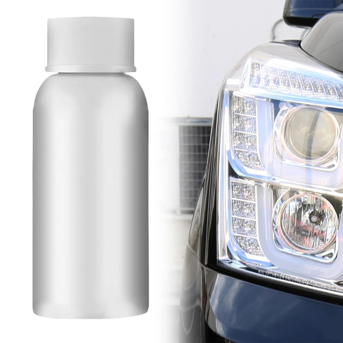 Scheinwerfer Reparatur flüssigkeit, 800g Scheinwerferreparaturflüssigkeit, 2025 New Scheinwerfer Reiniger, Generisch Flüssigkeit für Autoscheinwerfer, Scheinwerfer Politur für Vergilbung/Kratzer/Vage