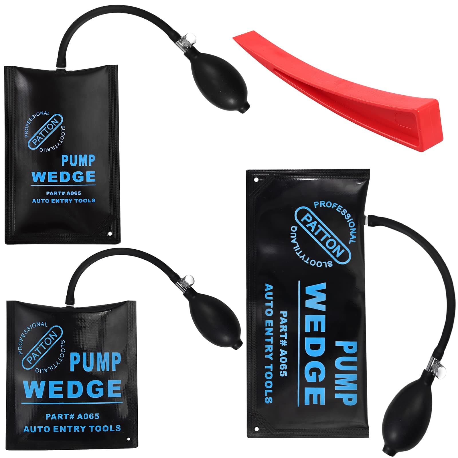 3X Luftpumpe Fenster Pumpen Kit Aufblasbare Kissenkeil Auto-Luftkeil Pumpe für die Installation Montage Fenstertüren Möbeltüren Autoreparatur Heimgebrauch Gummi Angebot bei HelloDeals