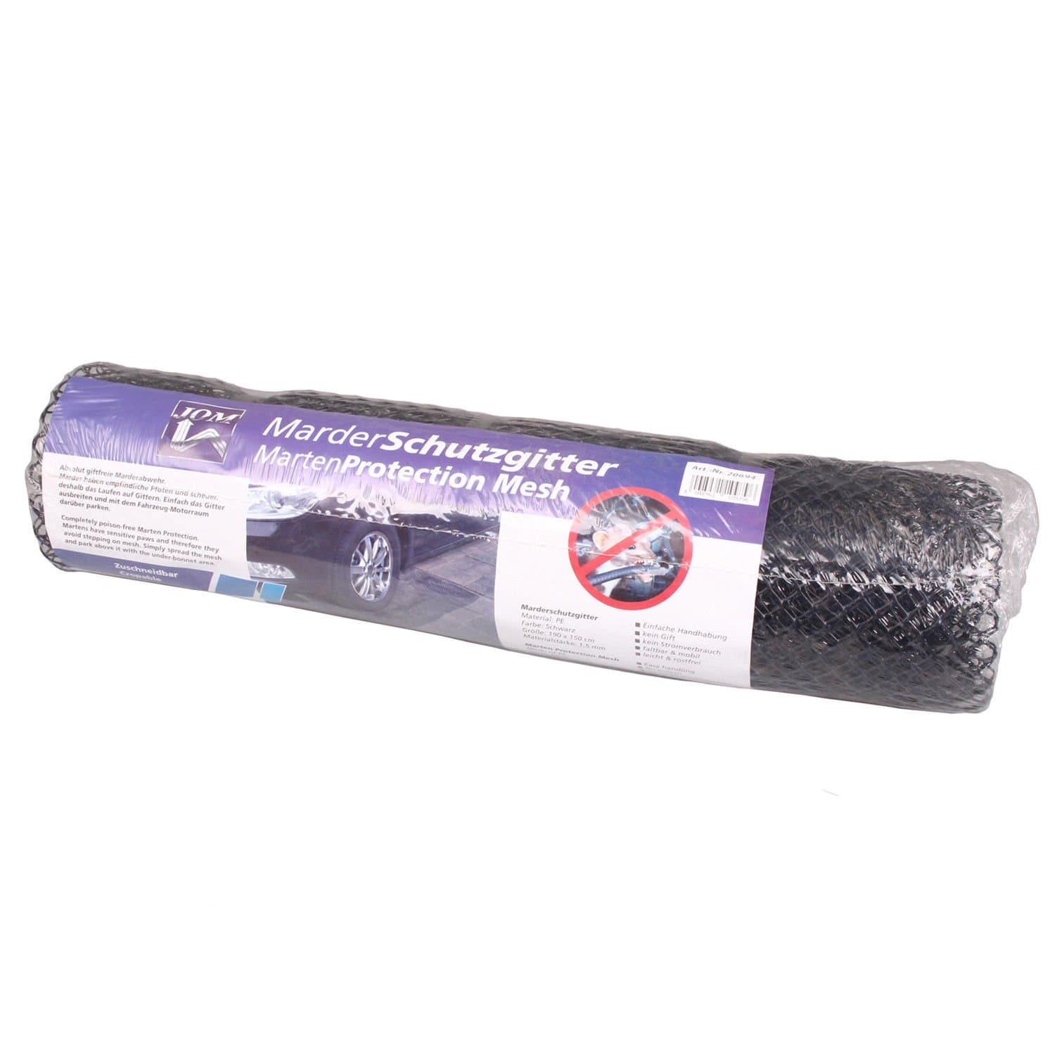 JOM Car Parts & Car Hifi GmbH 20694 Mardergitter Marderabwehr universal XL 190 x 150 cm Marderschutzgitter schwarz Angebot bei HelloDeals