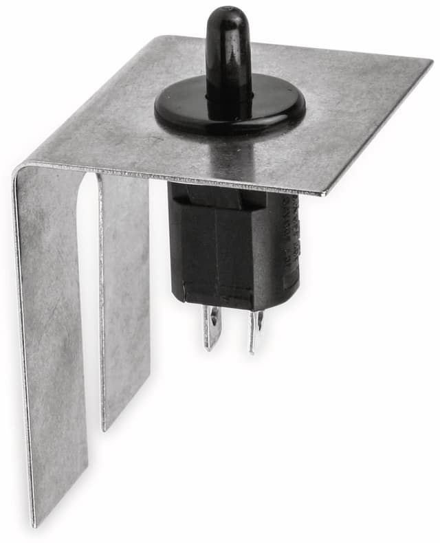 LAS 16271 Motorhauben-Kontaktschalter, für Marderabwehrgeräte, schwarz / silber