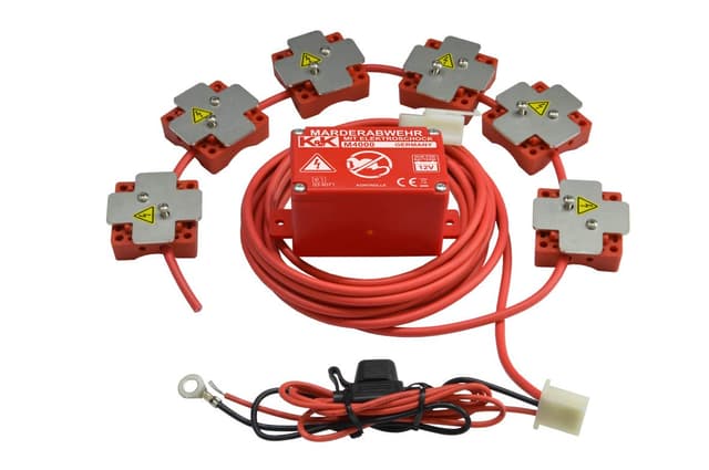 K&K M4000 - Das Werkstatt Marderabwehrgerät: Marderabwehr Hochspannung 6 verschiebbare Hochspannungsplatten