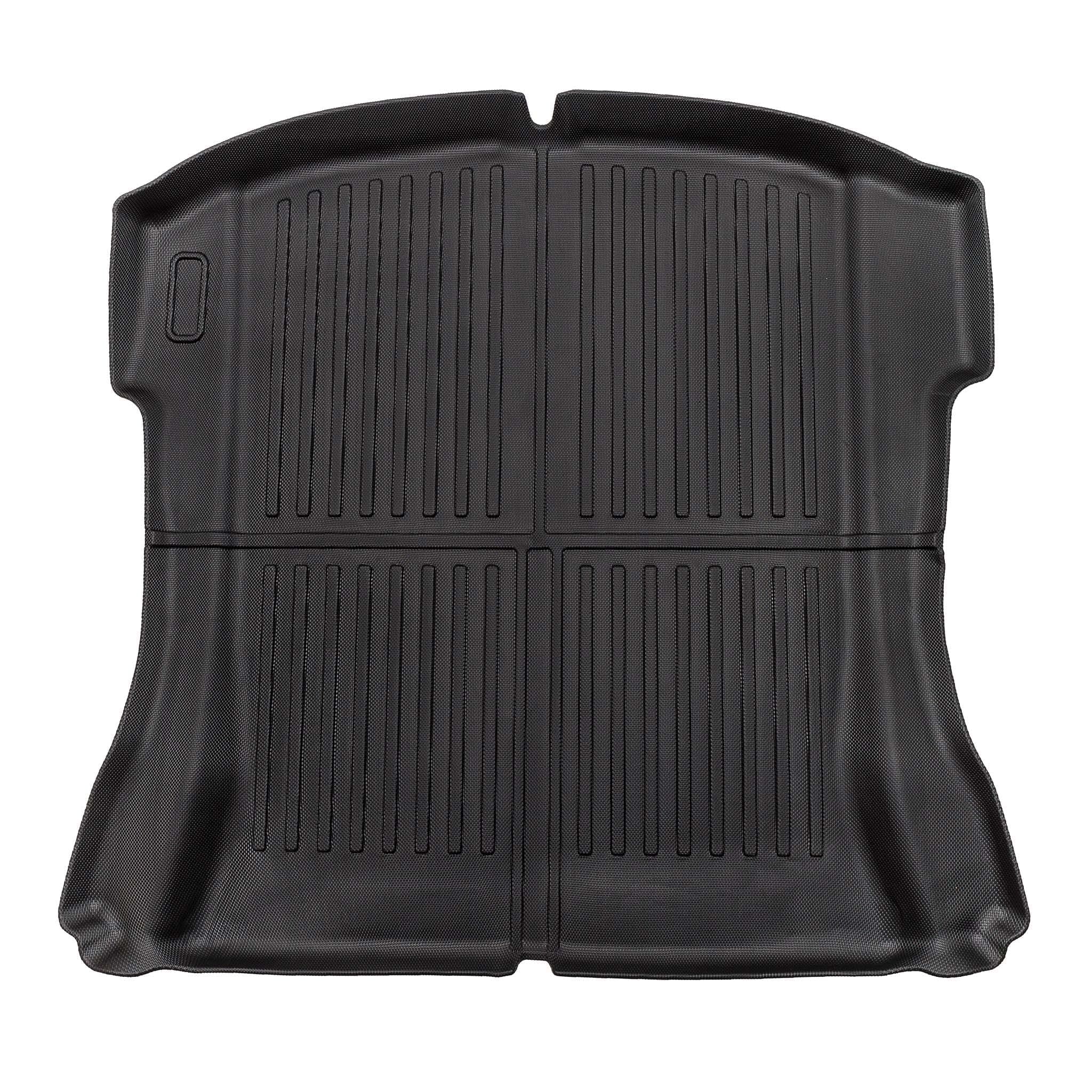 Tesvolution® Allwetter Kofferraummatte für Tesla Model 3-2021 + 2022 + 2023 - Gummimatte Automatte Set wasserdichtes Zubehör Kofferraum (Bis Baujahr 09-2023) Angebot bei HelloDeals