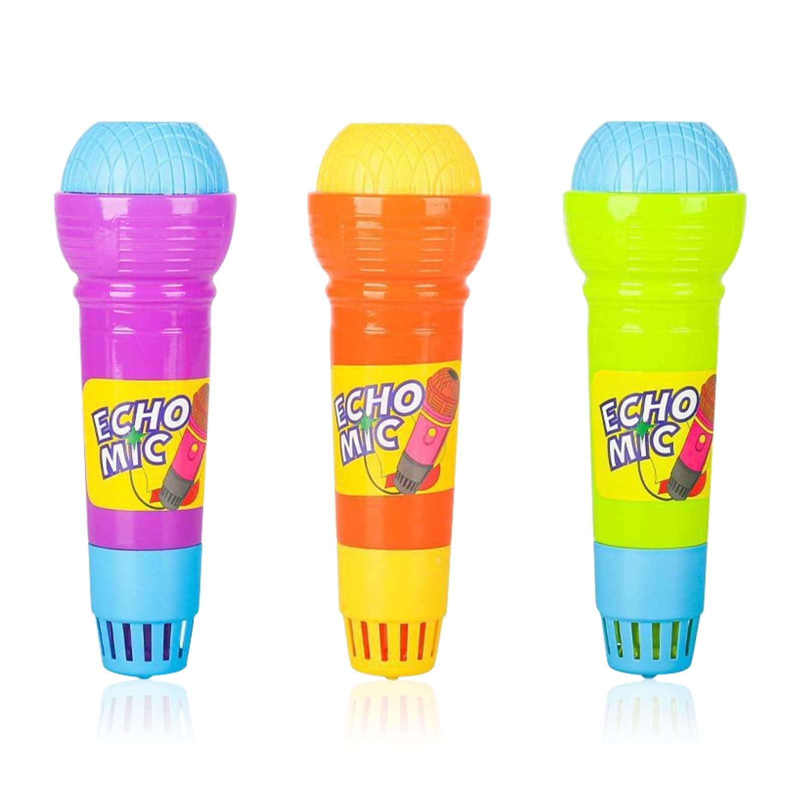 Funalix 2er-Pack Echo-Mikrofon für Kinder mit Echo-Effekt | Kinder Singen Spielzeug Mikrofone Set für Jungen und Mädchen ab 2 3 4 Jahren | für Geburtstag & Partys und Indoor-Musikspielzeug