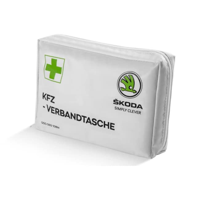 Skoda 000093108M Verbandtasche Erste Hilfe DIN13164 (2022) Verbandskasten