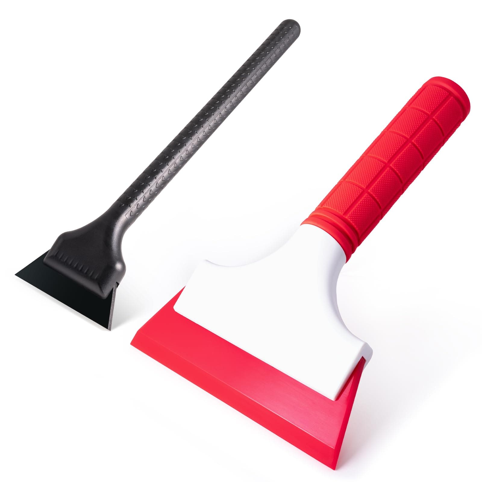 FOSHIO Silikon Fensterabzieher Kit, klein Scheibenabzieher Auto, Eiskratzer Auto mit Silikon,Duschabzieher, Abzieher Klein für Auto, Fensterreiniger Badezimmer, Windschutzscheiben Reinigungs Angebot bei HelloDeals