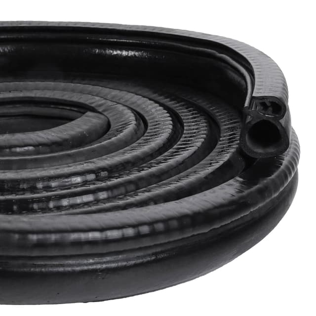 Auto Türdichtung, Universelle Dichtungsprofil Gummidichtung Kantenschutzprofi mit Dichtung oben für Autos,Für den Einsatz in Pkw, Wohnwagen, Lkw, Booten und im Haushalt, Kfz-Allwetterschutz (10 M) 10m