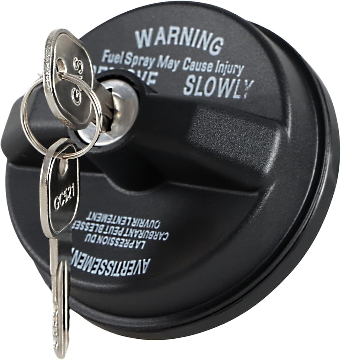 EVRBUL Abschließbarer Tankdeckel, Tankdeckel Schloss Set mit Schlüssel, Kompatibel mit Chrysler, Jeep Wrangler Cherokee Grand Liberty, Ram 1500, Dodge Charger Challenger Replace# 05278655AB 5278655AB