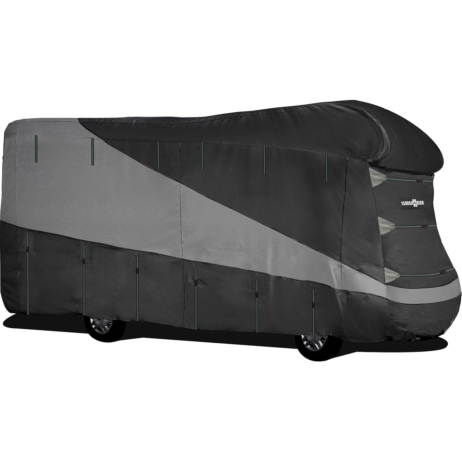 BRUNNER Wohnmobil Abdeckung Schutzhülle Atmungsaktiv - Diverse Größen - Camper Cover Design 12M - Wasserabweisend, Hochwertig, UV-Beständig für Winter+Sommer - Auswahl: 5,5m-6m x 2,4 m x 2,7m 5.5m - 6m x 2.4m x 2.7m Angebot bei HelloDeals