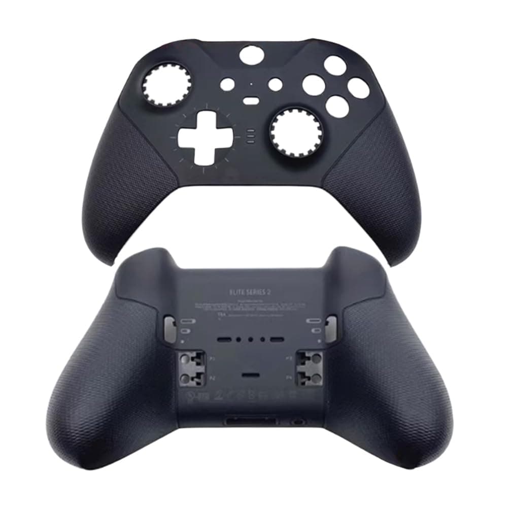 Meijunter Ersatzgehäuse Vordere Schale Rückenschale Hülle Abdeckung Faceplates Kompatibel mit Xbox Elite Wireless Controller Serie 2, Schwarz Schwarz Vordere + Untere Schale Angebot bei HelloDeals