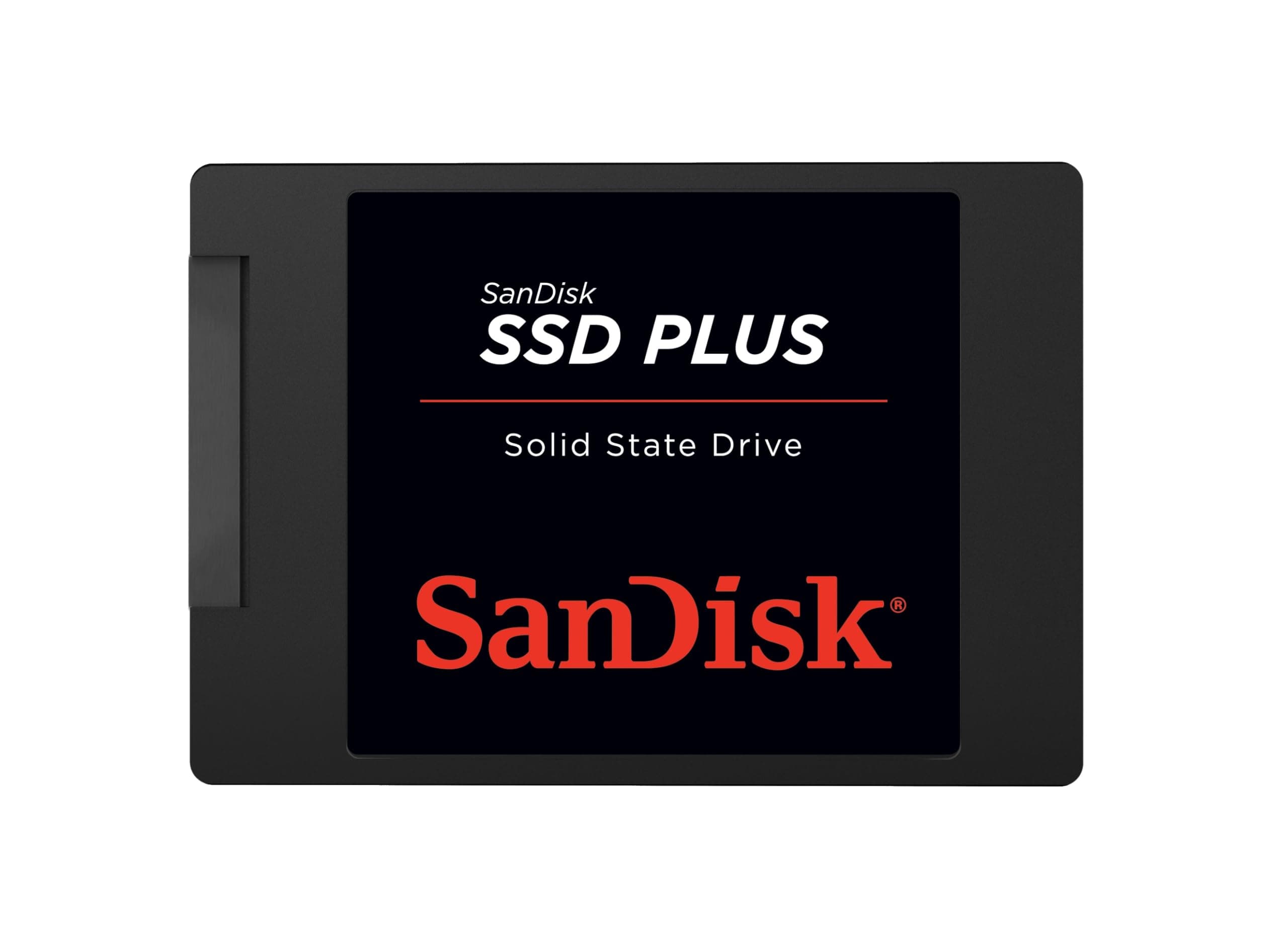 SanDisk SSD Plus 2 TB, 2.5" SATA Internal SSD, Read speeds up to 545 MB/s, Write Speeds 515 MB/s, SATA III 6 GB/s SSD Plus - New 2 TB black Angebot bei HelloDeals