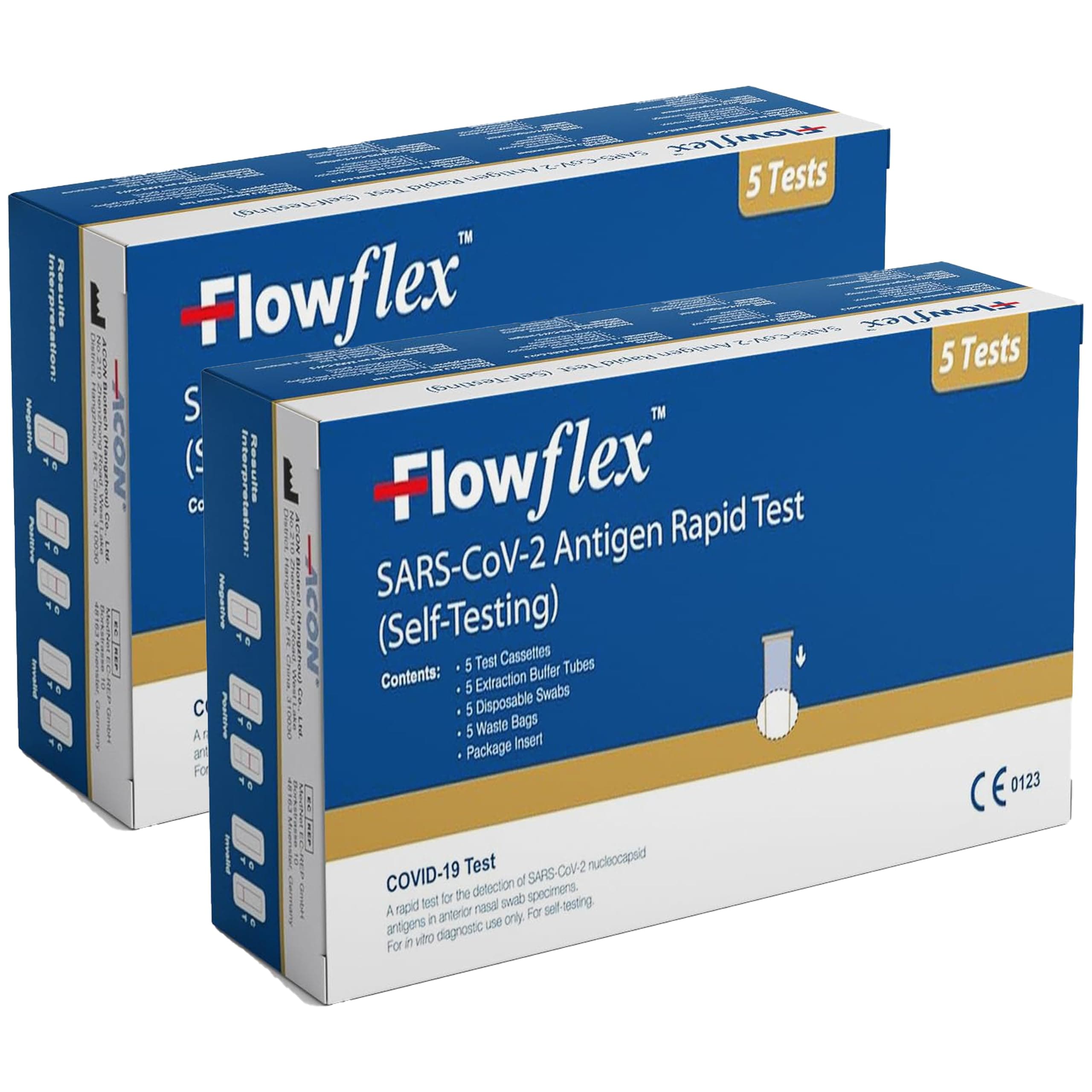 Covid Lateral Flow Test Kit, 10er-Pack Schnelltestkit für Covid, Testen zu Hause, Genaue und schnelle Ergebnisse, Covid-Tests Angebot bei HelloDeals