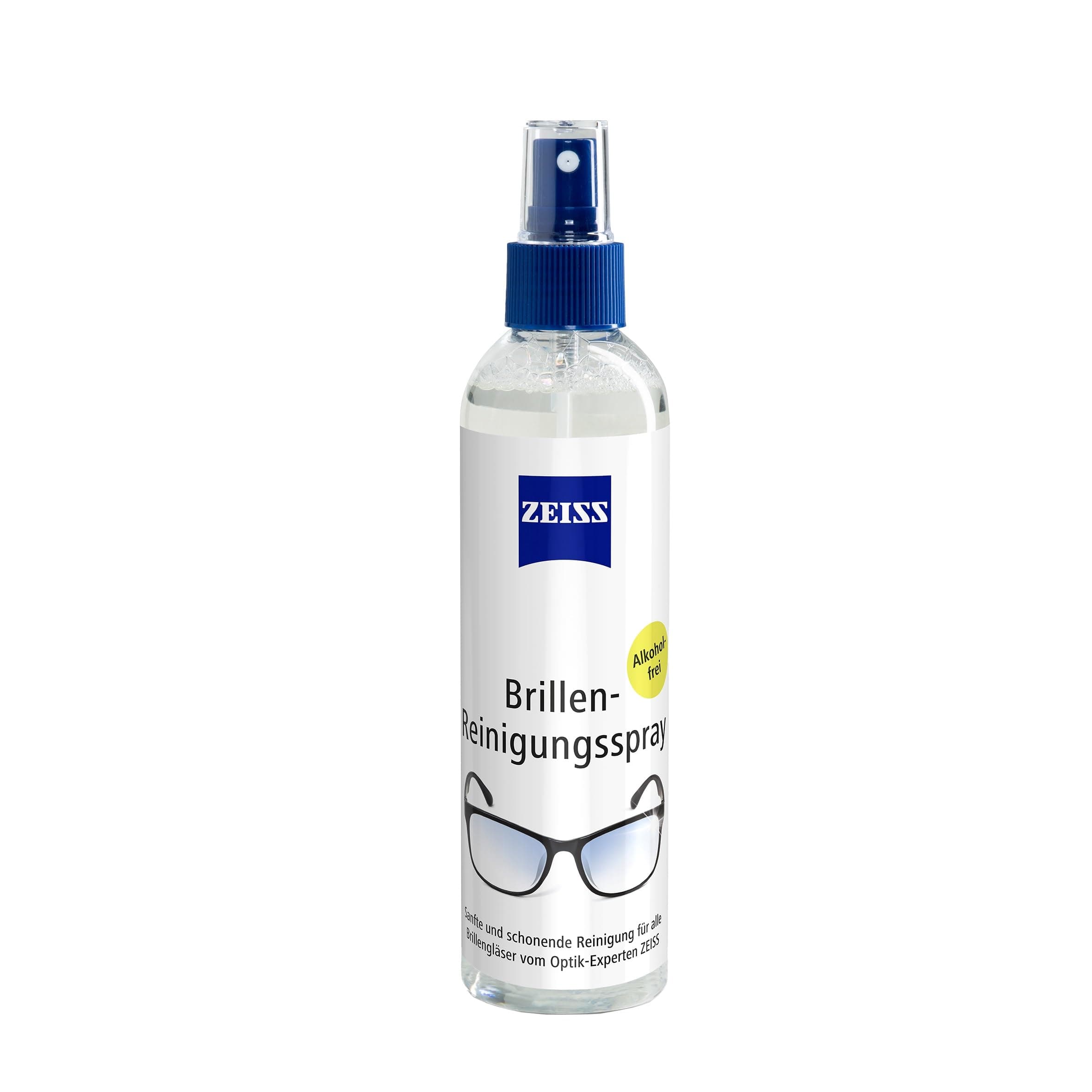 Zeiss BrillenReinigungsspray alkoholfrei 240ml zur professionellen Reinigung der Brillengläser, Brillen-reingungsspray, 240 ml 240 ml (1er Pack) Angebot bei HelloDeals