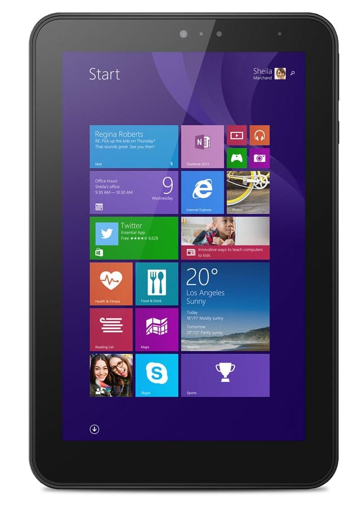 HP Pro 408 G1 Tablet | 8 Zoll HD Touch Display | QuadCore | 32 GB Speicher | Windows 8.1 Pro | WiFi & Bluetooth | schwarz (Generalüberholt) Angebot bei HelloDeals