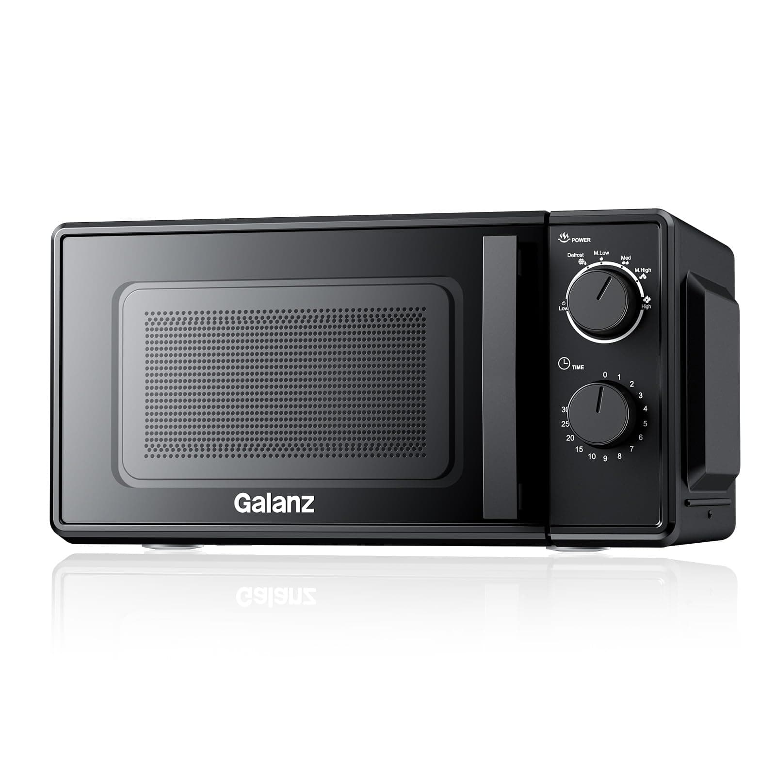 Galanz Solo-Mikrowelle 20L P70T20L-VB, 700W Mikrowelle mit 6 Leistungsstufen, 0 bis 30 Minuten-Timer, einfache Reinigung mit Glasdrehplatte,Schwarz Angebot bei HelloDeals
