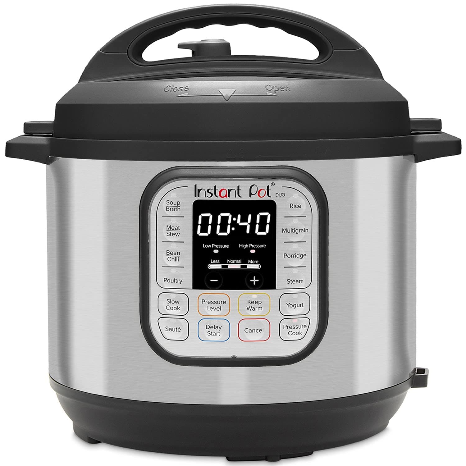 Instant Pot Duo 80 Elektro-Multikocher 1200 W, 7,6L, Edelstahl, - Schnellkochtopf, Schongarer, Reiskocher, Sautierpfanne, Joghurtbereiter, Dampfgarer und Sterilisator, Silber Klassisch 7.6 Liter Angebot bei HelloDeals