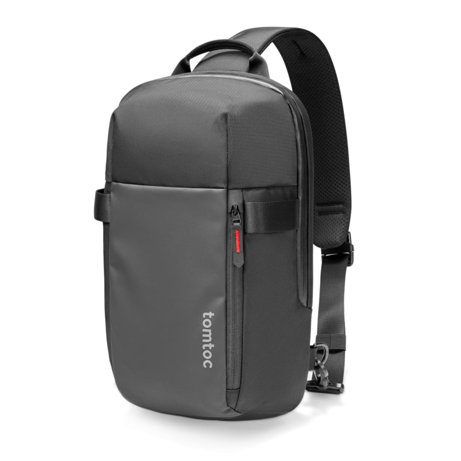 tomtoc Herren Umhängetasche Sling Bag passt für 14-Zoll MacBook Pro M5/M4/M3, 13-Zoll MacBook Air M4 (2025), iPad Pro M5/M4 13", wasserabweisende Crossbody Bag Brusttasche Schultertasche Tagesrucksack S für 13-14 Zoll MacBook Schwarz Angebot bei HelloDeals