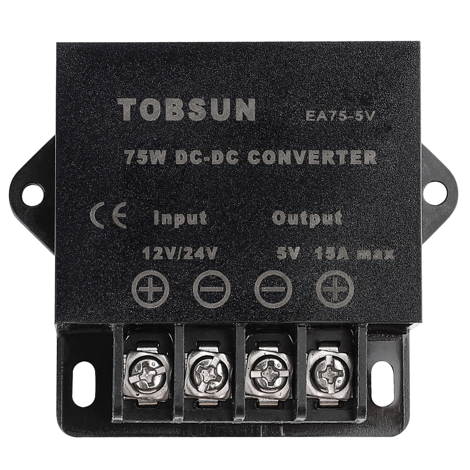 HOMELYLIFE DC 12V 24V auf 5V 15A 75W Spannungswandler Step Down Wandler Transformator Netzteil Regler Voltage Reducer Converter für Auto Motor PKW LKW Kfz 12/24V to 5V 15A Angebot bei HelloDeals