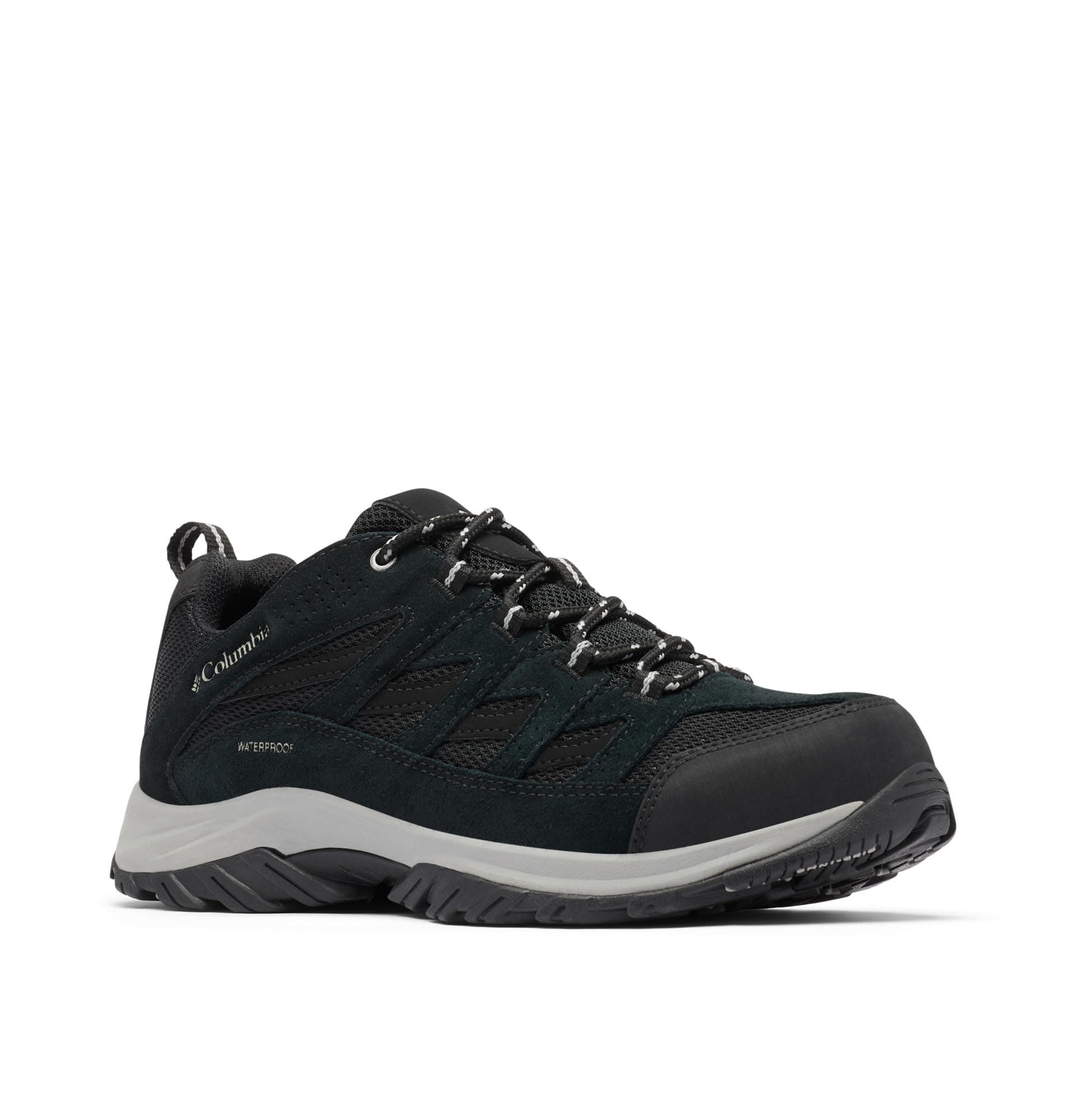 Columbia Herren Crestwood Wp wasserdichte Trekking-und Wanderschuhe mit niedrigem Bund 45 EU Black Columbia Grey Angebot bei HelloDeals