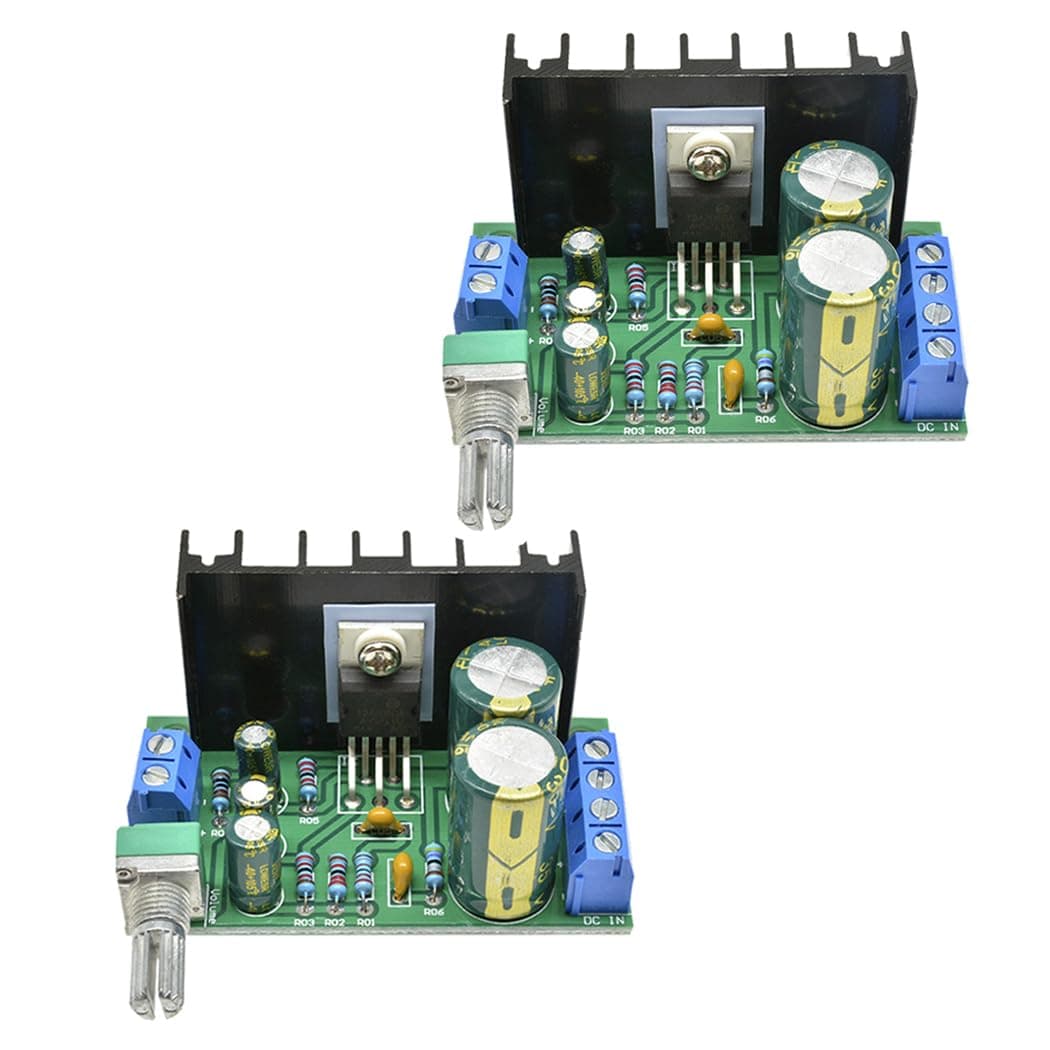 Hailege 2pcs TDA2050 Mono Audio Amplifier Module Digitale Mono Verstärkerplatine DC/AC 5-24V Ausgang 5W-120W für Lautsprecher Angebot bei HelloDeals