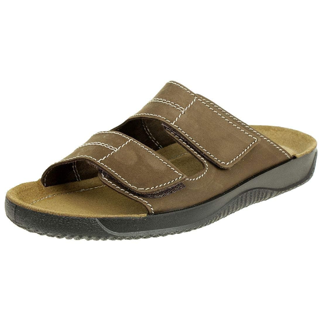 Rohde 1987 Soltau H Schuhe Sandalen Pantoletten Leder Clogs 43 EU Braun Angebot bei HelloDeals