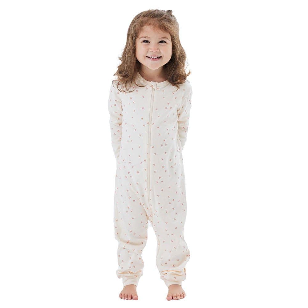 NAME IT Girl Schlafanzug Herzprint 80 Buttercream Angebot bei HelloDeals