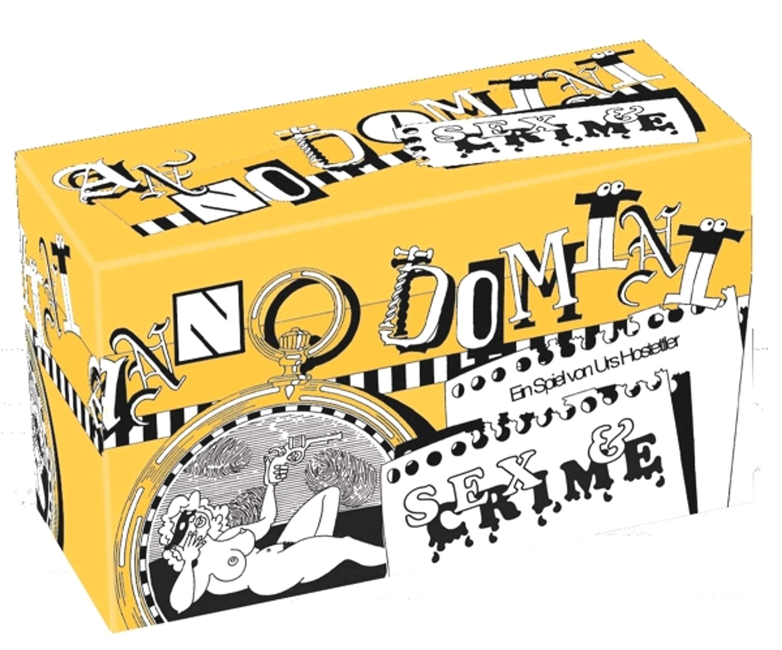 ABACUSSPIELE 09985 - Anno Domini - Sex und Crime, Quizspiel, Kartenspiel - schätzen - bluffen - zweifeln, Yellow Angebot bei HelloDeals