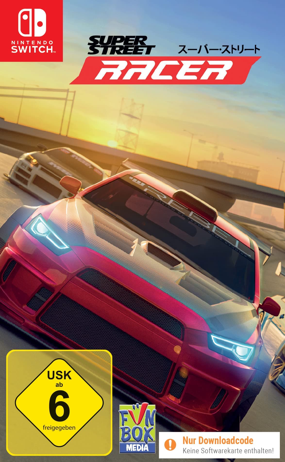 SUPER STREET RACER - The Game - Autorennen Simulation - Nintendo Switch Angebot bei HelloDeals