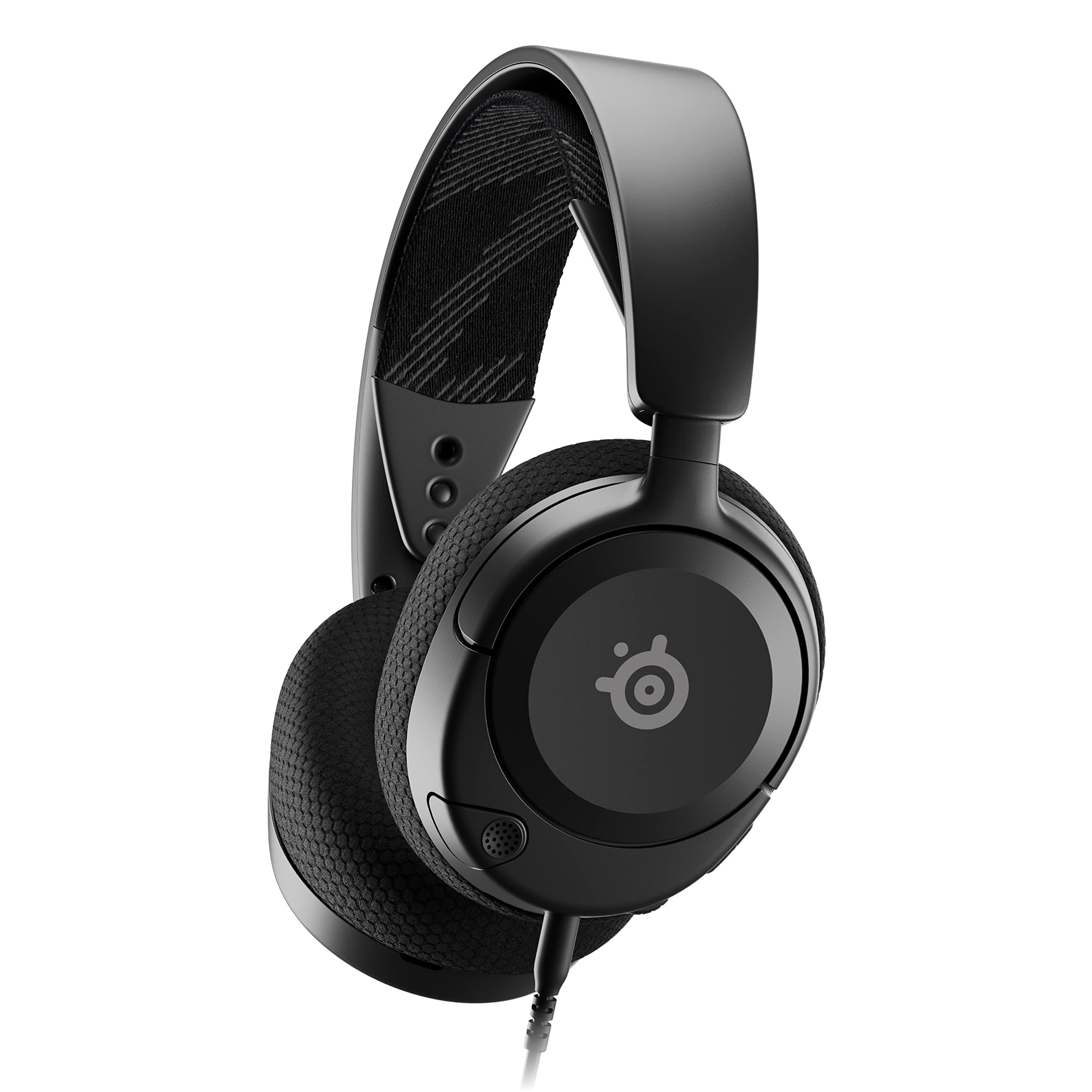 SteelSeries Arctis Nova 1 - Multi-System Gaming-Headset – Hi-Fi-Treiber – 360° Surround-Sound – AirWeave Memory Foam-Ohrpolster – Mikrofon mit Geräuschunterdrückung – PC, PS5, Xbox -Schwarz Nova Schwarz Angebot bei HelloDeals