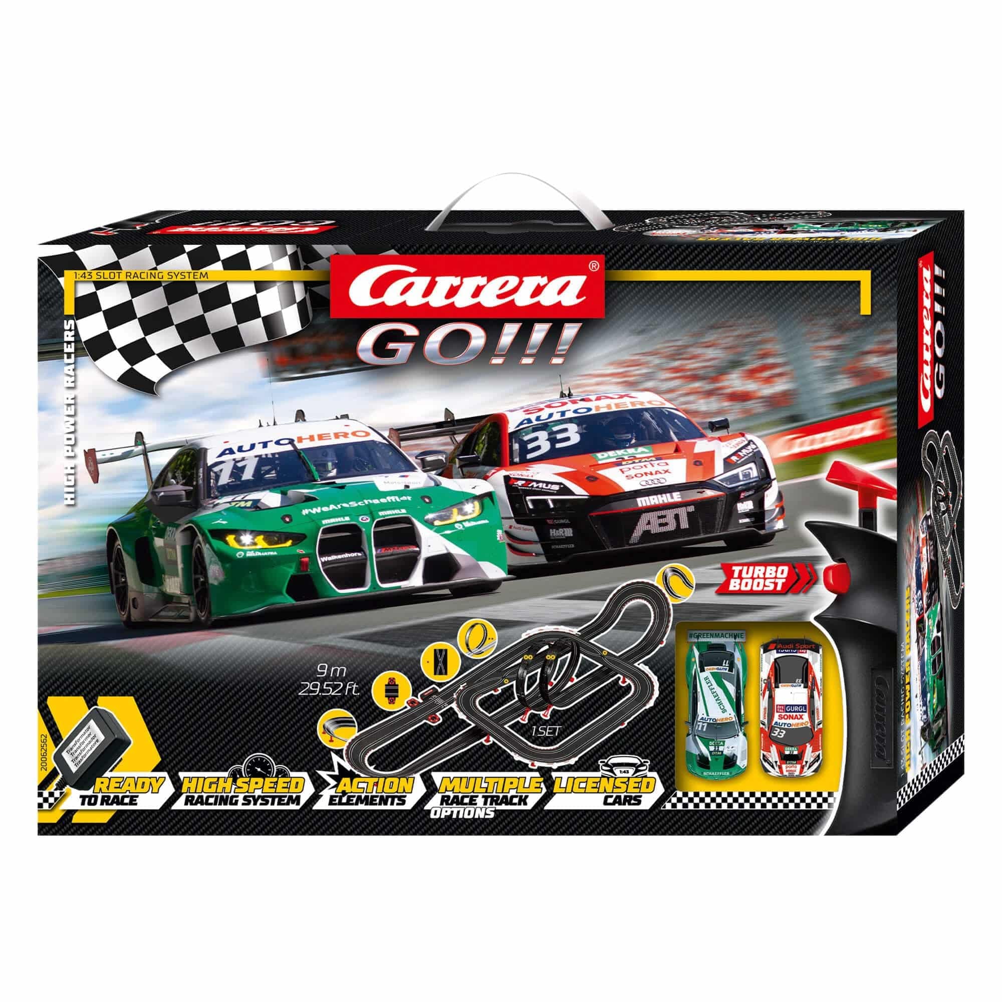 Carrera GO!!! DTM High Power Racers Rennbahnen und lizensierte Slotcars | bis zu 2 Spieler | Für Jungs und Mädchen ab 6 Jahren & Erwachsene Angebot bei HelloDeals