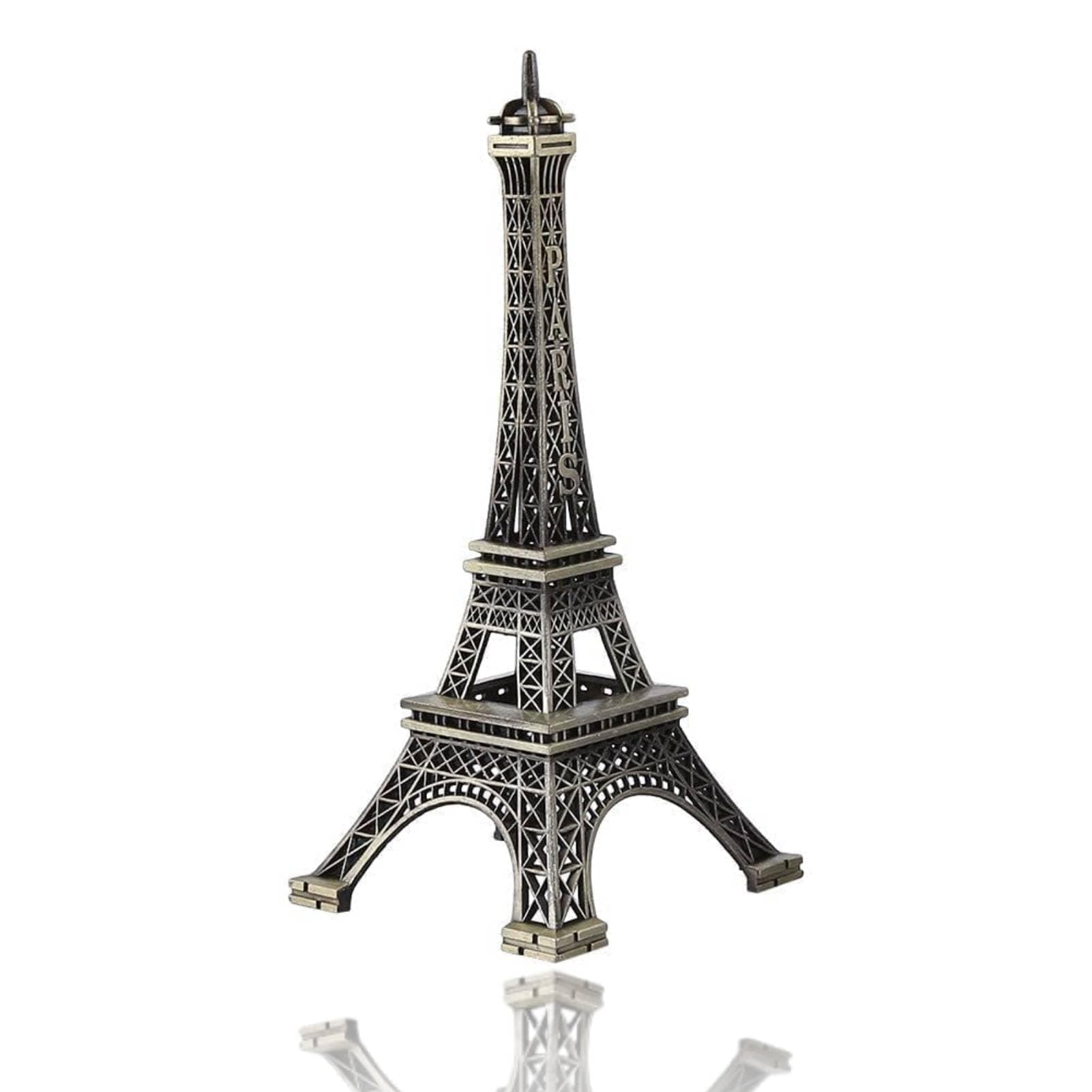 Paris Eiffelturm, Metall Handwerk Architektur Modell Eiffelturm-Modell Eiffelturm-Metallstatue Eiffelturm-Figur Pariser Turm Für Souvenirs Zinklegierung Desktop Home Dekoration Kunst Geschenk(15cm) Angebot bei HelloDeals