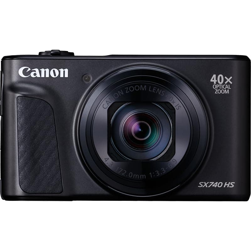 Canon PowerShot SX740 HS Lite Edition Digitalkamera (20,3 MP, 40-Fach optischer Zoom, 7,5cm (3 Zoll) Display, DIGIC 8, 4K Ultra HD, HDMI, WLAN, Bluetooth, Blendenautomatik, Zeitautomatik), Schwarz Angebot bei HelloDeals