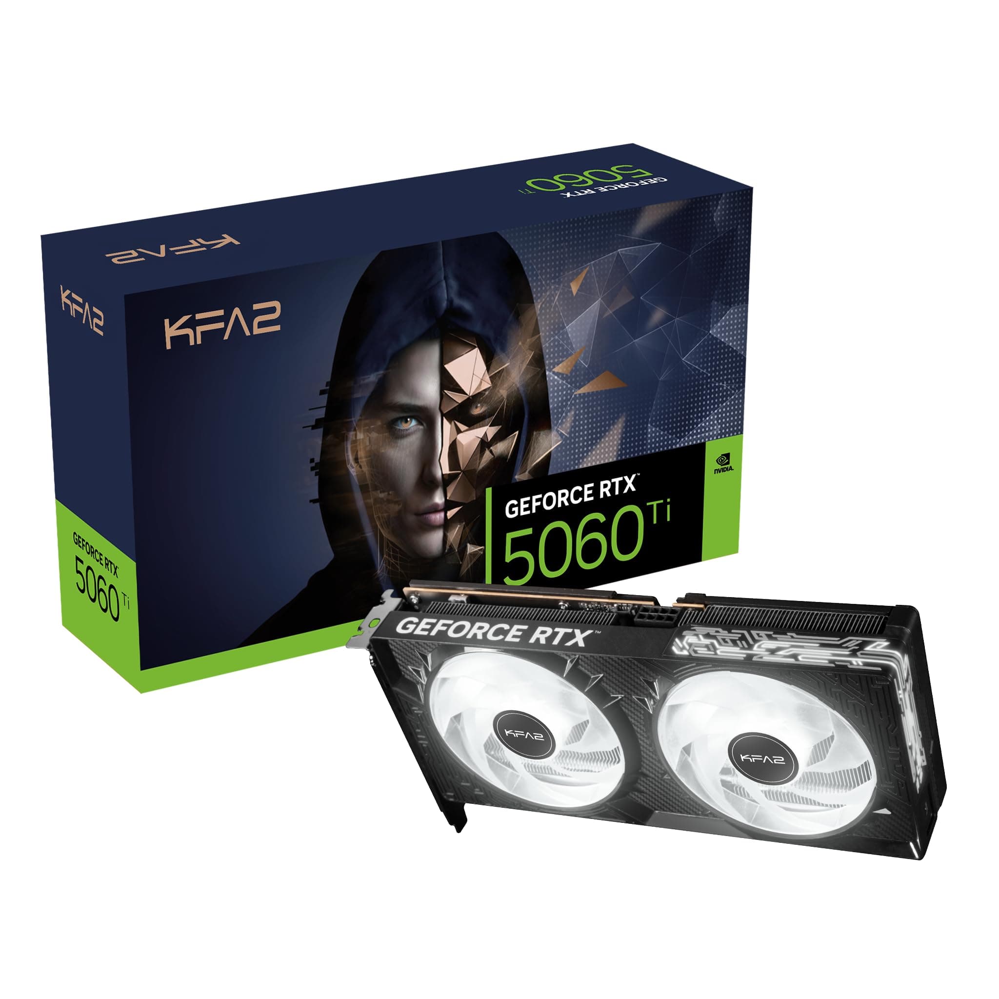 KFA2 GeForce RTX 5060 Ti 16GB 1-Click OC, Xtreme Tuner App Control, 16GB, GDDR7, 128-bit, DP 2.1b*3/HDMI 2.1b/DLSS 3/Gaming Grafikkarte RTX 50 Series 1-Click OC Black Angebot bei HelloDeals