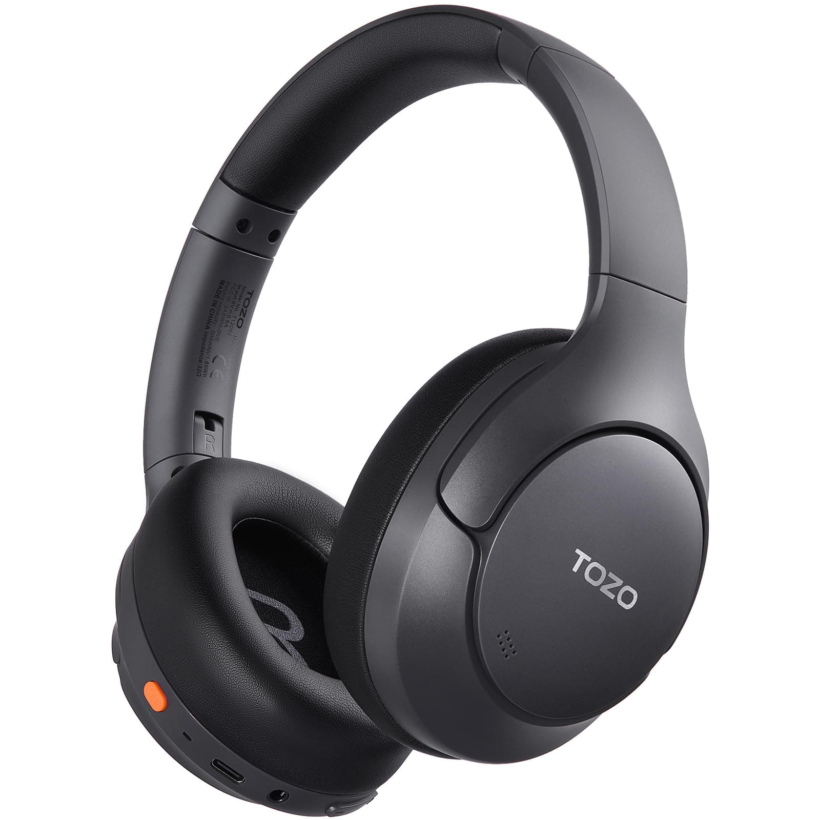 TOZO HT3 Kopfhörer Kabellos Bluetooth Over Ear, Noise Cancelling Kopfhörer mit Mikrofone,90 Std, Hi-Res Audio,Transparenzmodus, Dual Geräte Verbindung KI-Chat Kopfhörer Wasserdicht Bluetooth Kopfhörer Angebot bei HelloDeals
