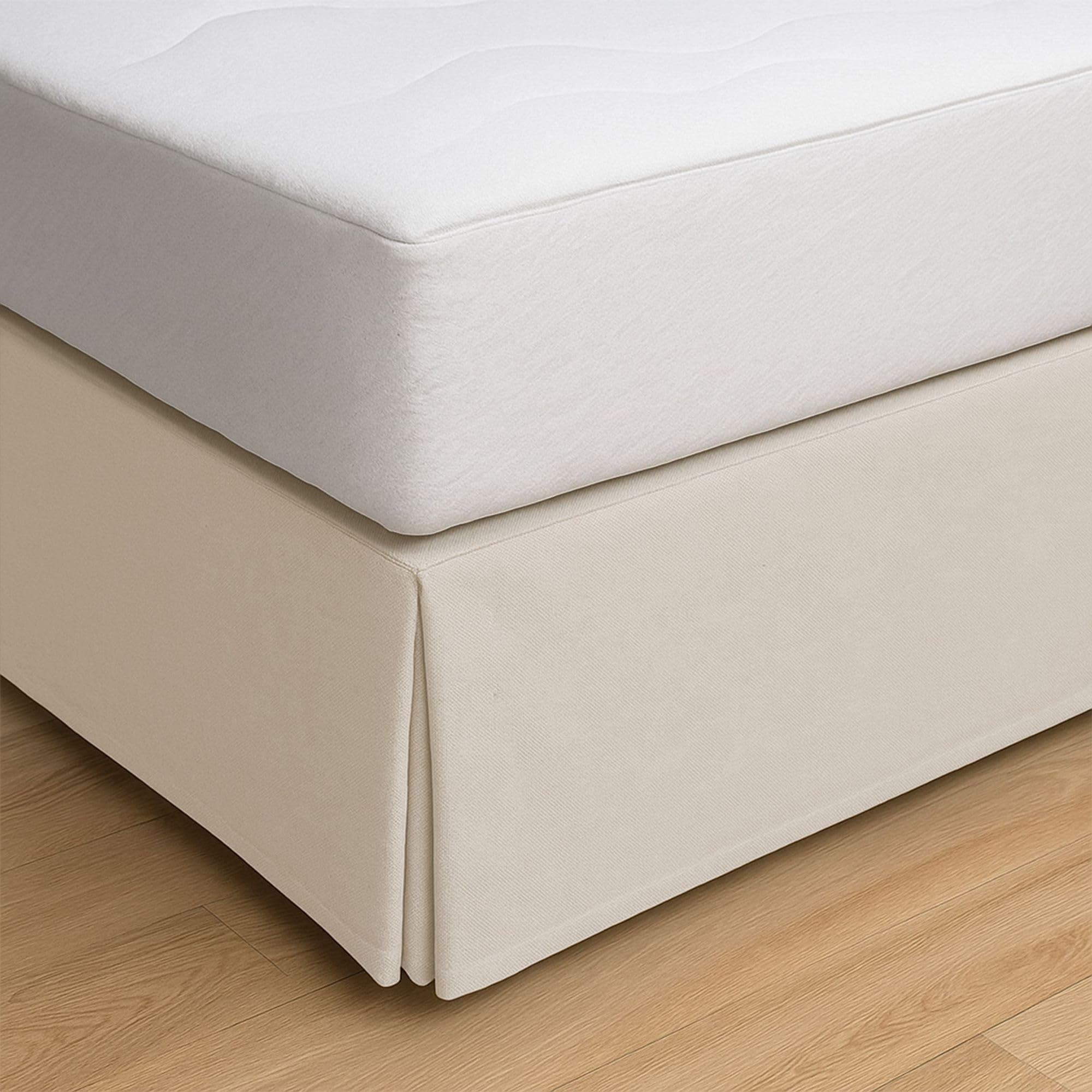 Bettüberwurf für Betten mit 200 cm Breite, 200 x 190/200 cm, elfenbeinfarben, rutschfest, atmungsaktiv, 100% Made in Spain Elfenbein Bett 200 cm Angebot bei HelloDeals