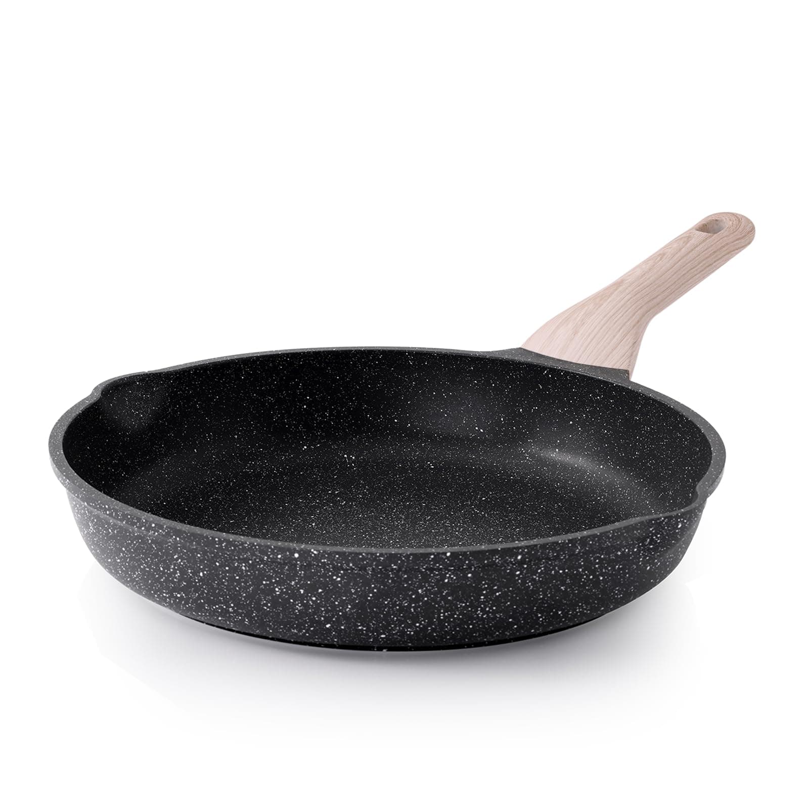 Kordisen Antihaft Bratpfanne, 32 cm Große Granitbeschichtung Pfanne, Induktion Kompatibel, Gesunde Stein Kochgeschirr, PFOA-frei Angebot bei HelloDeals
