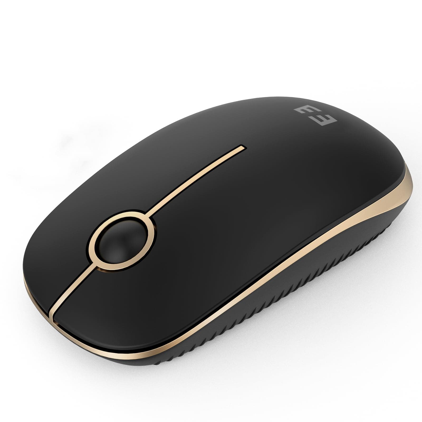 seenda Maus Kabellos, 2,4G Funkmaus mit 1600 DPI für PC/Laptop/Linux, 3 Leise Tasten, Für Links- und Rechtshänder, 18 Monate Akkulaufzeit(Schwarz und Gold) Gold & Schwarz Angebot bei HelloDeals