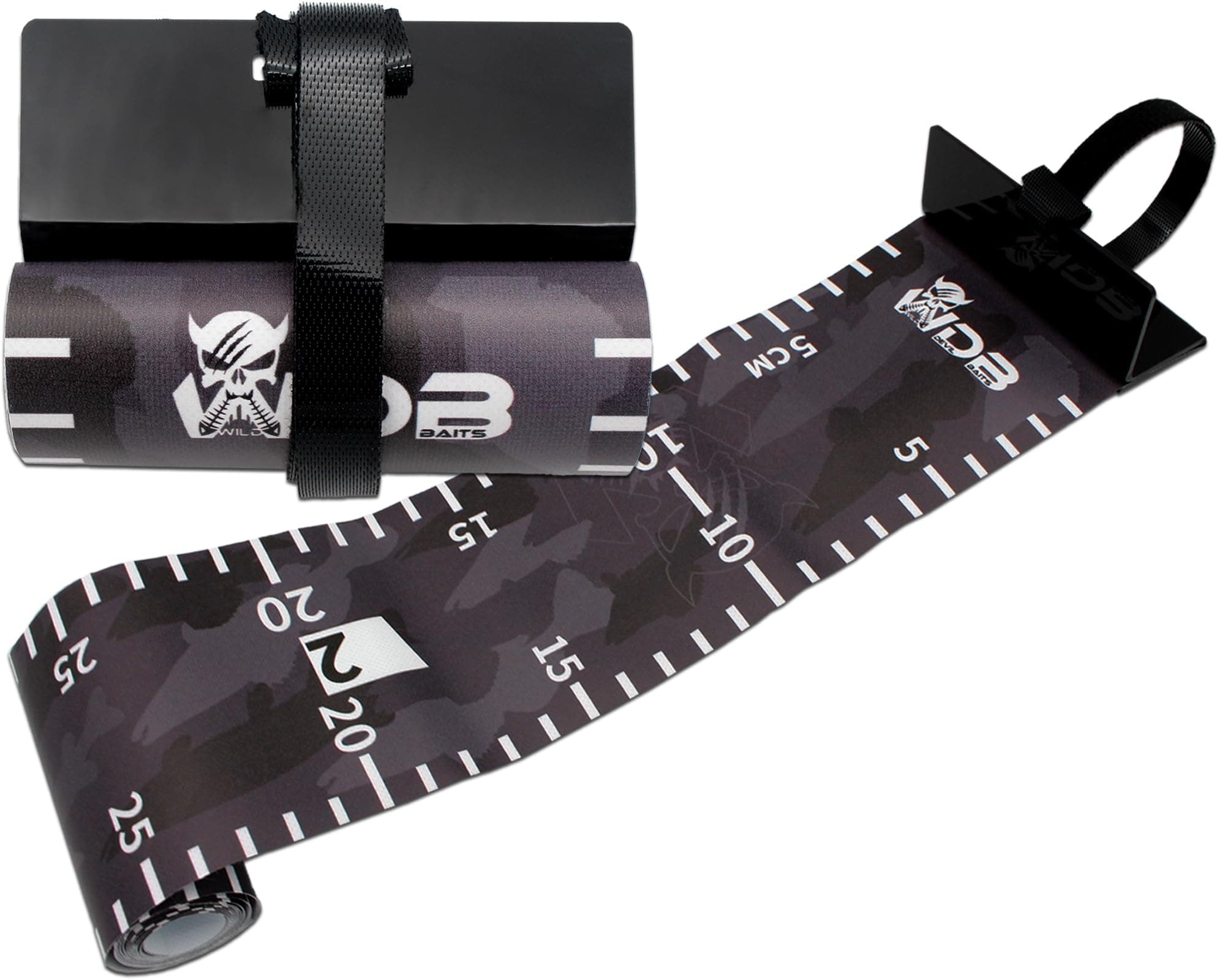 Angel-Berger Wild Devil Baits Rollup Measure Scale Fish Ruler Fisch Maßband Measuring Mat zum Fisch Messen Angebot bei HelloDeals