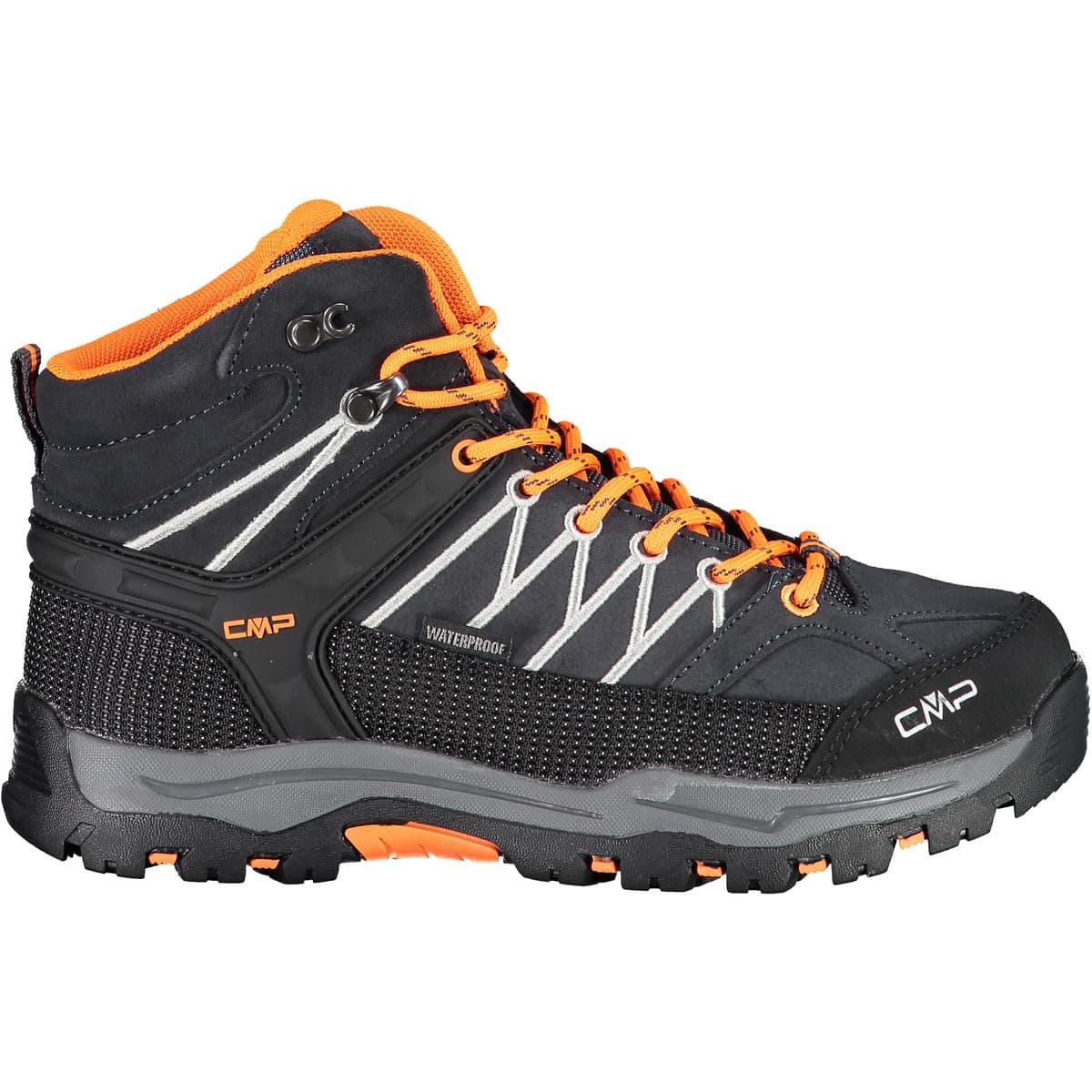 CMP Unisex Kinder Kids Rigel Mid Shoes Wp Trekking-Schuhe 40 EU Antracite Flash Orange Angebot bei HelloDeals