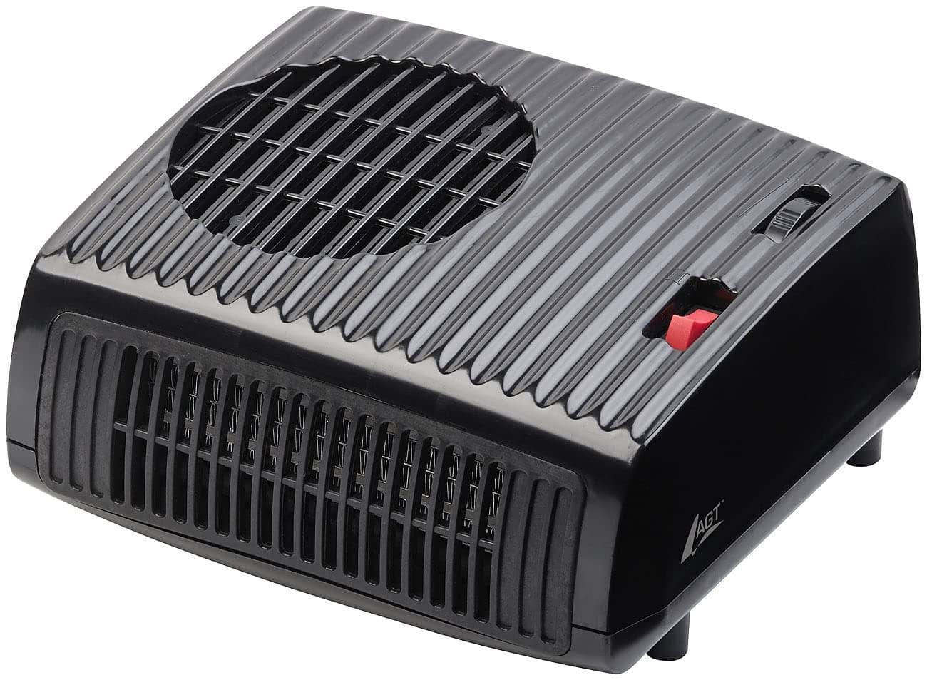 AGT Auto Heizlüfter: Elektrischer Keramik-Zusatzheizlüfter, 2 Heizstufen, 1.850 Watt, 230 V (Autoscheiben enteisen elektrisch, Scheibenenteiser elektrisch, Schreibtisch Steckdose) Angebot bei HelloDeals
