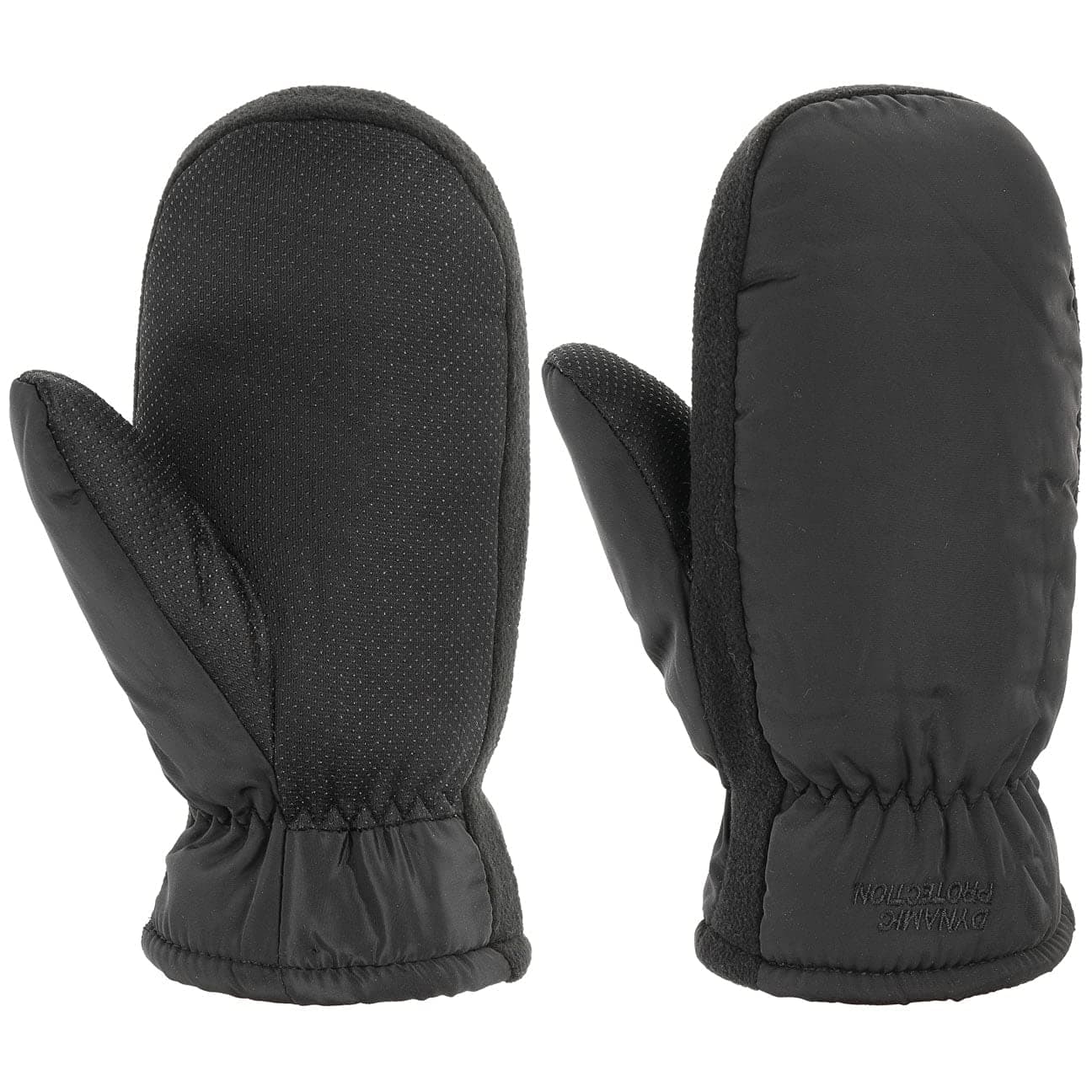 Lipodo Fäustlinge mit Teddyfutter Leicht gummierte Innenseite Gefütterte Fausthandschuhe Damen Herren Herbst Winter XL Schwarz Angebot bei HelloDeals
