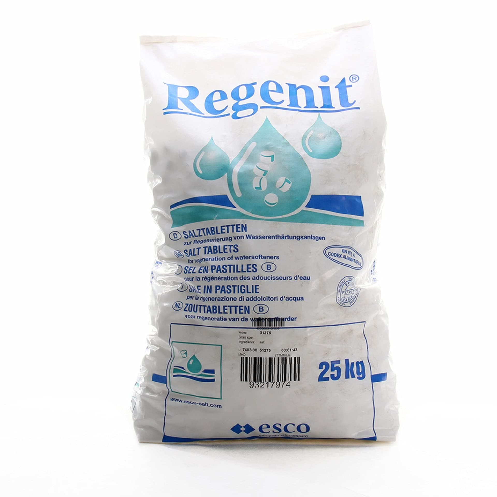 Siedesalz Tabletten - Regeneriersalz - 25 kg Angebot bei HelloDeals
