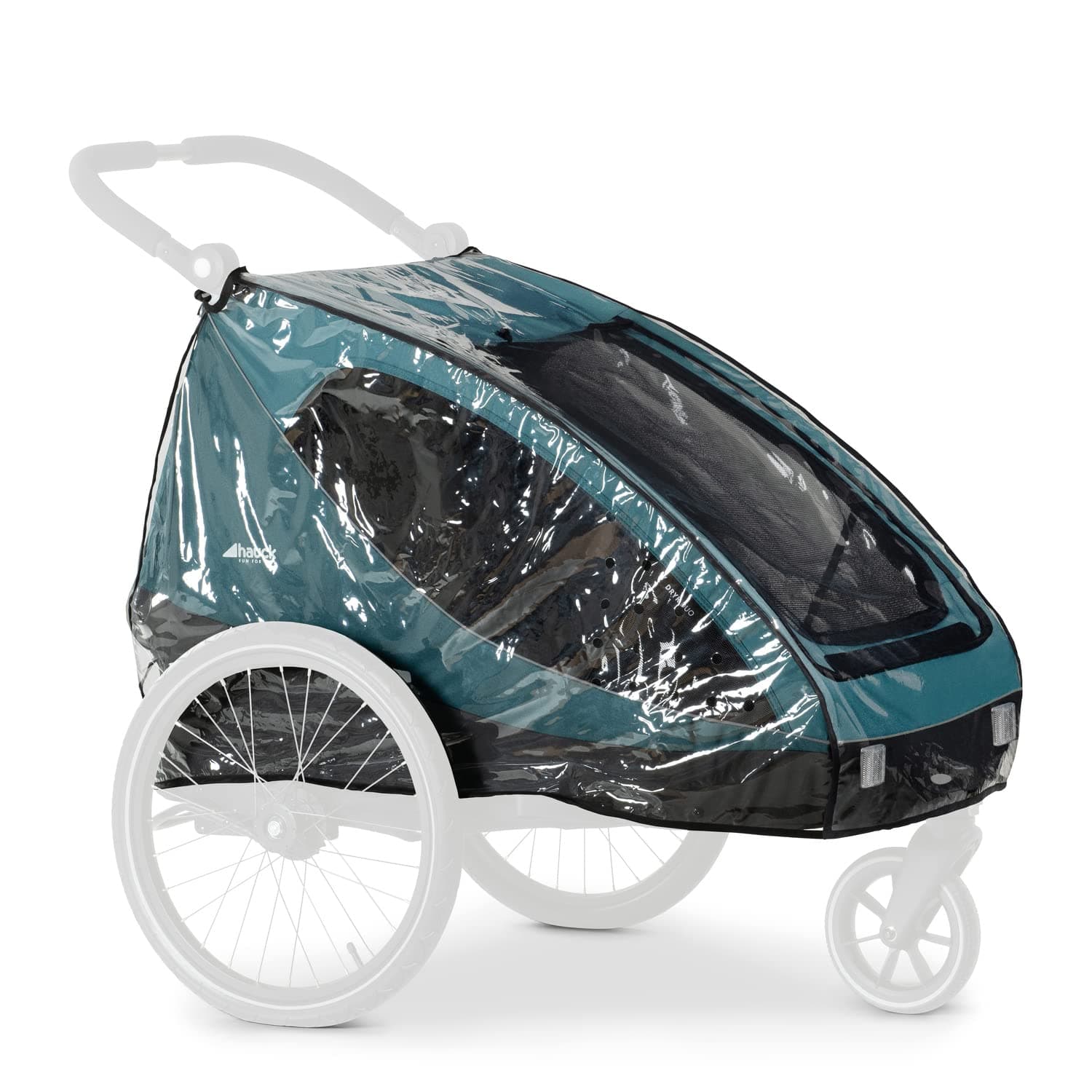 hauck Fahrradanhänger Zubehör Kompatibel mit Dryk Duo & Dryk Duo Plus Regenschutz Angebot bei HelloDeals