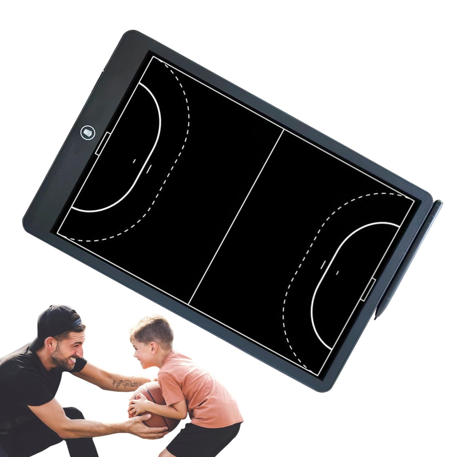 Elektronische Coaching Board - 16 -Zoll -LCD -Strategieplaner, wiederverwendbares Handball -Taktik -Pad | Leichte Coaches -Zwischenablage für Sportplanung, Trainingsspiele, Match Day Management, Geric Angebot bei HelloDeals
