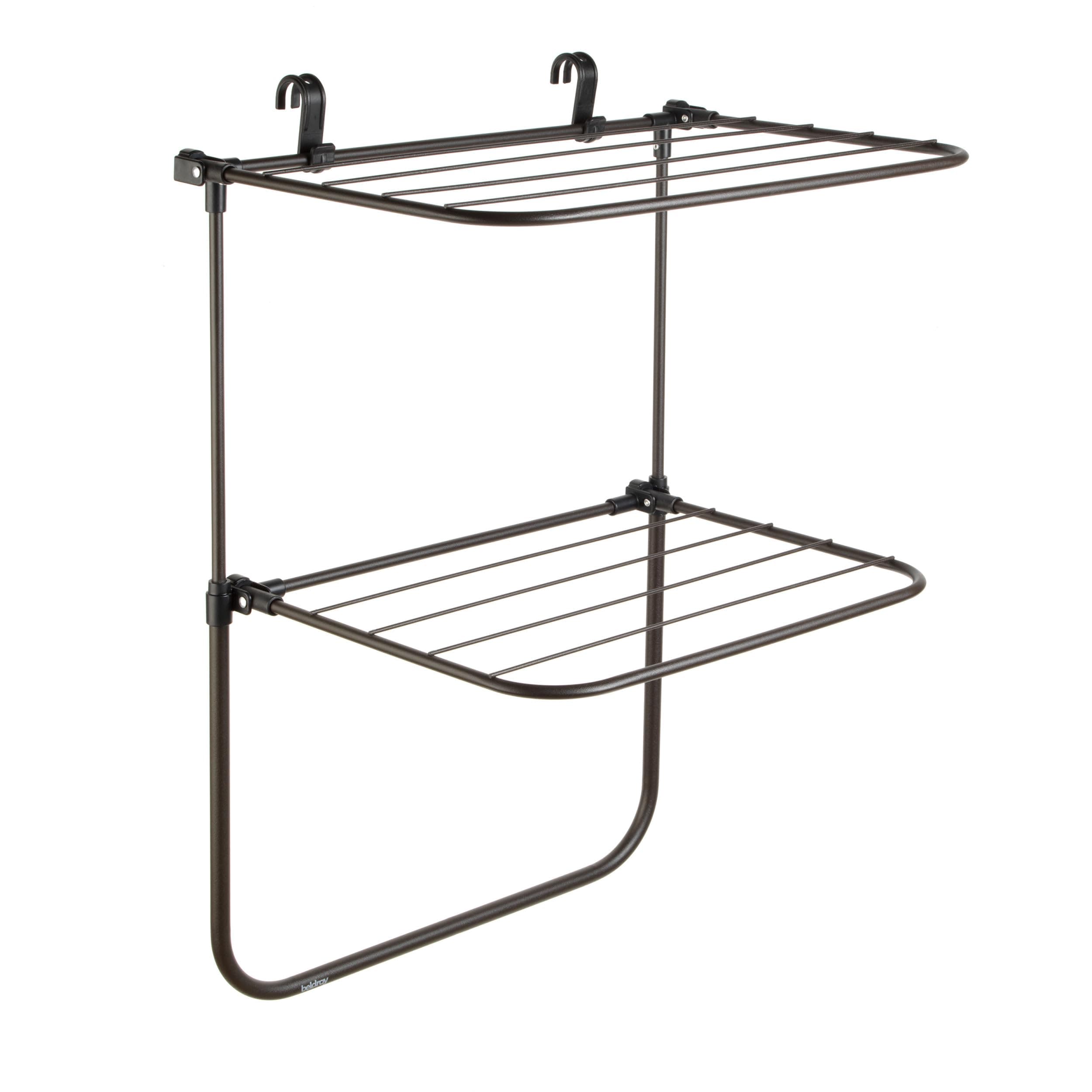 Beldray 2 in 1 hängender Wäschetrockner – zum Aufhängen an Heizkörpern, Türtrockner, verstellbare Regale, platzsparend, flach zusammenklappbar, Kapazität von 8 kg, 4.2 m Trockenraum Angebot bei HelloDeals