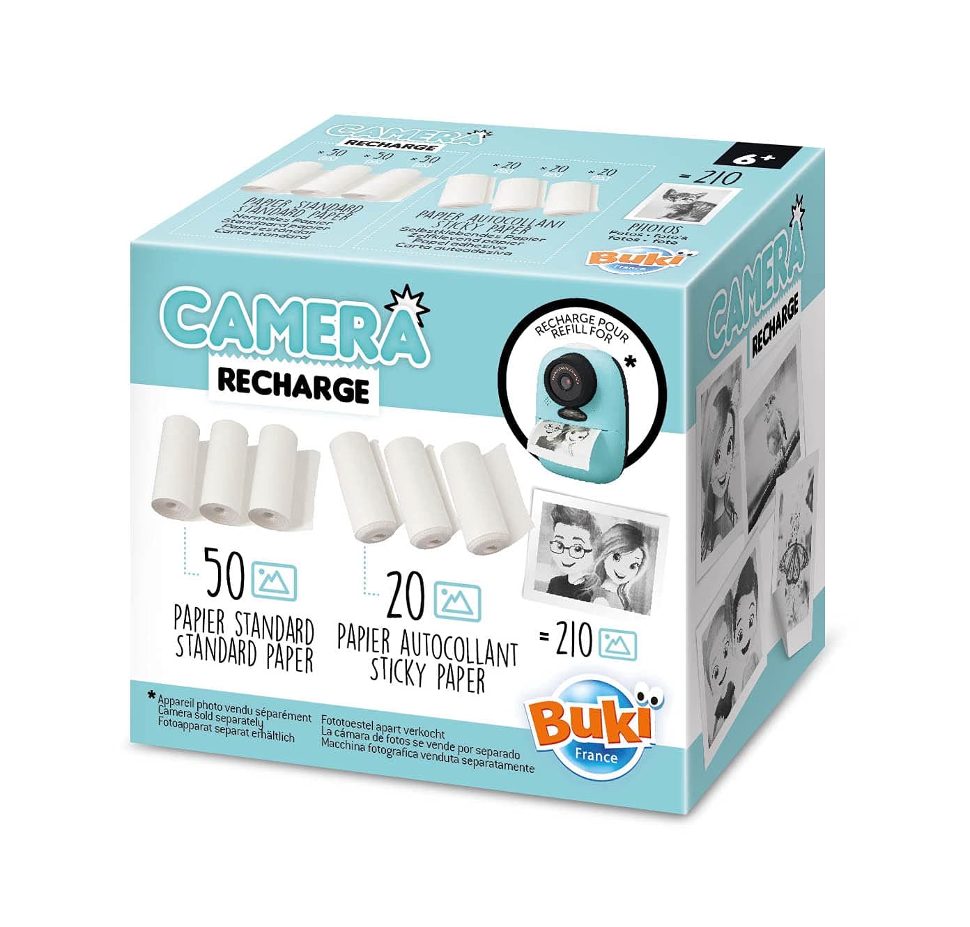 BUKI France PV08 Sofortbild-Druck-Kamera-Nachfüllpack Sofortbild Druck Kamera - Nachfüllpack Angebot bei HelloDeals