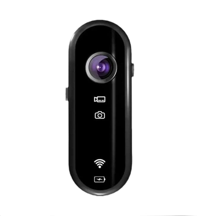 Zeerkeer TKMARS Mini Thumb Actionkamera Motorradhelmkamera Reiten 1080p Tauchkamera mit Wasserdichter Silikonhülle, Bildstabilisator und WLAN-Verbindung für Smartphones Angebot bei HelloDeals