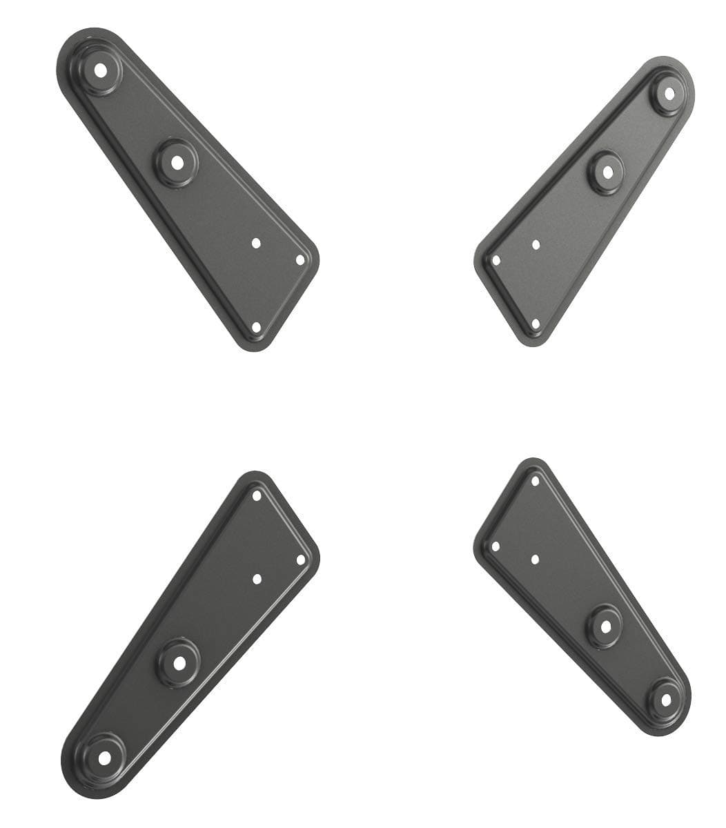 RICOO VESA Adapter Universal - TV und Monitor Ständer & Wandhalterung für Fernseher 32-55 Zoll, VA0100 Erweiterung 200x200 auf 400x400 TV Halterung Standfuss Fernsehhalterung für Wand Angebot bei HelloDeals