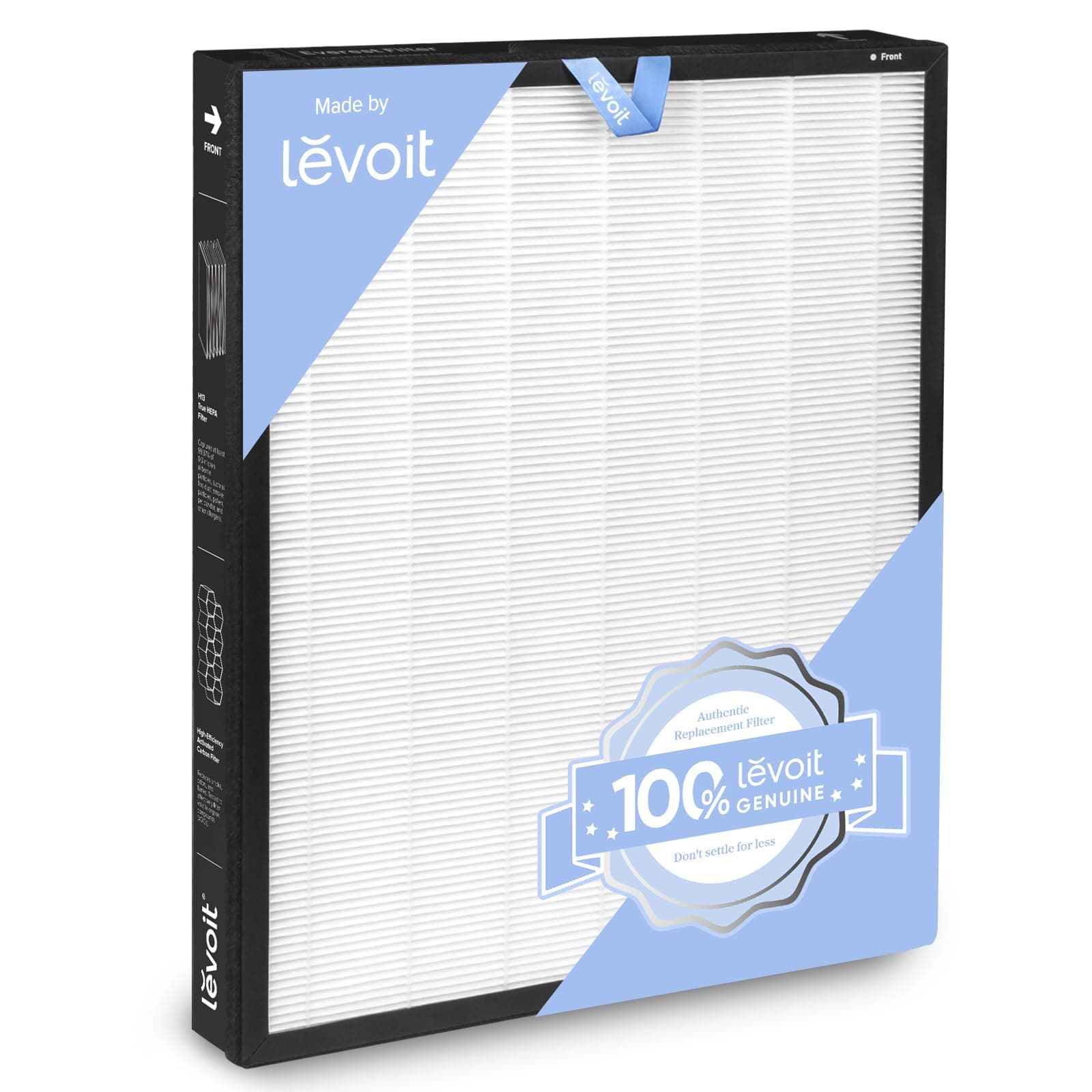 LEVOIT Vital 200S Originaler Ersatzfilter, HEPA Filter, hocheffizienter Aktivkohlefilter und Vorfilter, gegen 99,97 Prozent von Staub Pollen Allergene für Allergiker Raucher,Vital 200S-RF,Weiß Weiß Filter für Vital 200s Angebot bei HelloDeals