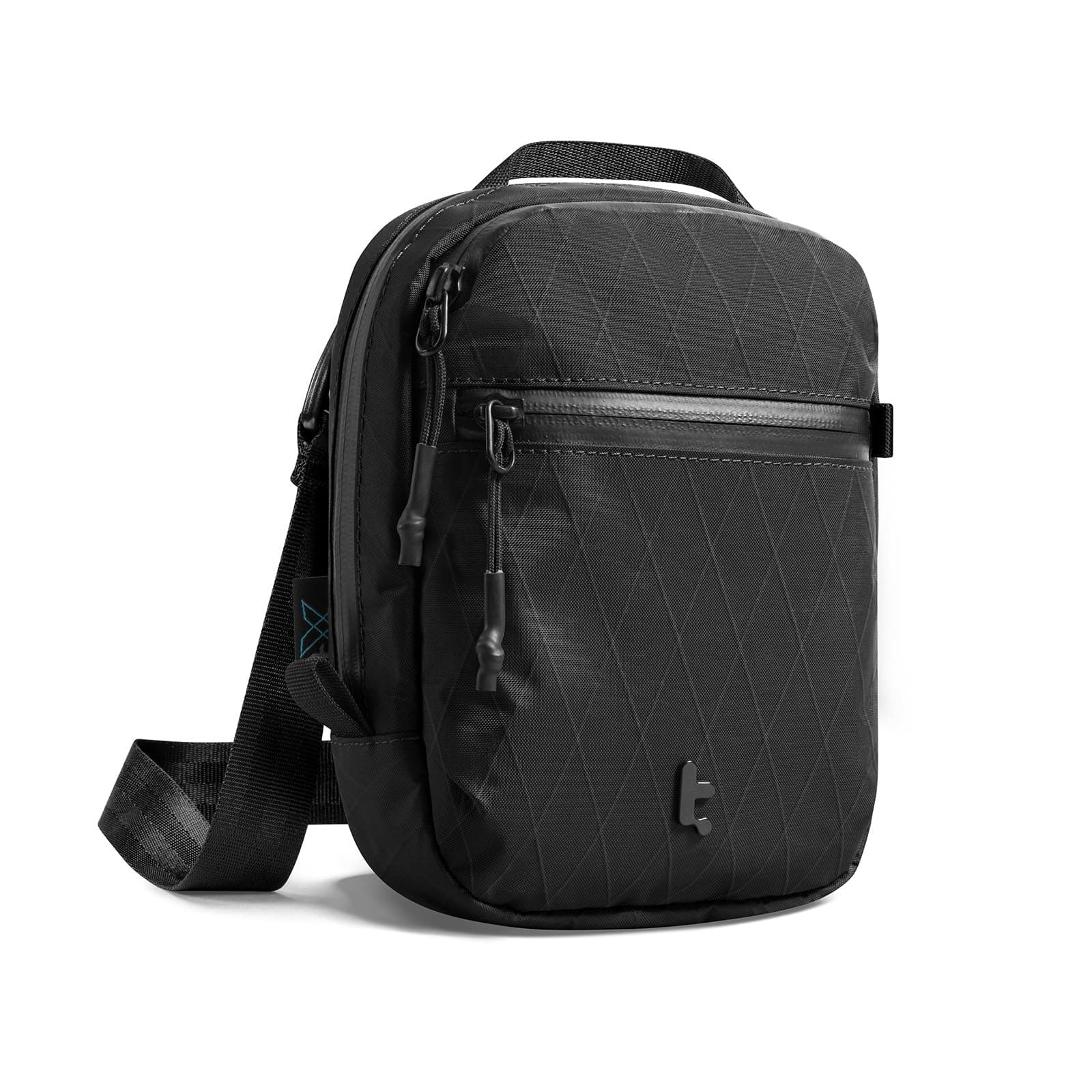 tomtoc X-Pac Umhängetasche für Damen & Herren – RFID-Schutz, Diebstahlsichere Sling Crossbody Bag, Sicherheits-Reißverschluss, Für Reise & Alltag, Mehrere Fächer für 4-6 Pässe, Smartphone, Pocket 3 X-pac Schwarz Angebot bei HelloDeals